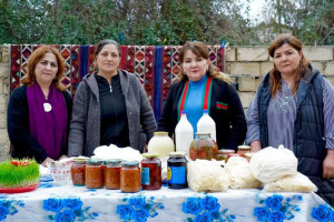 AFAQ layihəsi çərçivəsində Füzulidə qadın fermerlərə avadanlıqlar təqdim olunub