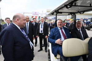 Presidents of Azerbaijan and Belarus familiarized themselves with Caspian Agro and InterFood Azerbaijan exhibitions