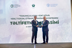 Toxumçuluqda yeni dövr: yerli toxum, etibarlı təminat mövzusunda konfrans keçirilib