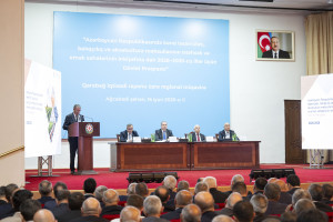 Ağcabədidə aqrar sahədə yeni Dövlət Proqramının müzakirəsi ilə bağlı regional müşavirə keçirilib