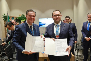 A Memorandum of Understanding on cooperation in the field of agriculture was signed between Brazil and Azerbaijan