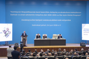 Sabirabadda pambıqçılığın inkişafına həsr olunmuş regional müşavirə keçirilib