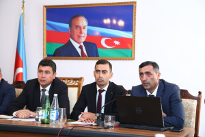 Hacıqabulda “Aqrar sahədə dövlət dəstəyi mexanizmləri” müzakirə olunub