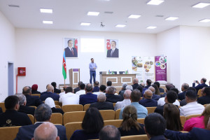 Bərdədə müasir aqrar yanaşmalarla bağlı maarifləndirici seminar keçirilib