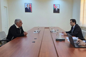 Aqrar Sığorta Fondunun İdarə Heyətinin sədri Fuad Sadıqov Gədəbəydə vətəndaşlarla görüşüb, təsərrüfatlara baş çəkib
