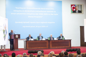 Ağcabədidə aqrar sahədə yeni Dövlət Proqramının müzakirəsi ilə bağlı regional müşavirə keçirilib