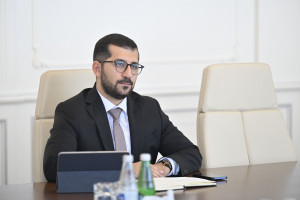 Kənd Təsərrüfatı naziri Məcnun Məmmədov “Yüksəliş” müsabiqəsinin qalibləri ilə görüşüb