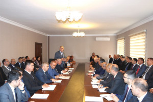 Naxçıvanda Dövlət Proqramının icrası ilə bağlı müşavirə keçirilib