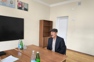 Aqrar Sığorta Fondunun İdarə Heyətinin sədri Fuad Sadıqov Xocavənddə vətəndaşları qəbul edib, təsərrüfatlara baş çəkib