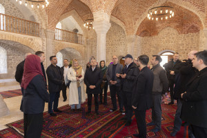 Latviya nümayəndə heyəti Şuşa və Xankəndidə aparılan yenidənqurma işləri ilə tanış olublar