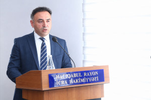 Hacıqabulda “Aqrar sahədə dövlət dəstəyi mexanizmləri” müzakirə olunub