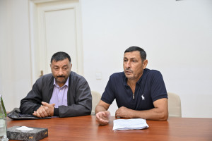 Nazir Məcnun Məmmədov Şabranda vətəndaşlarla görüşüb