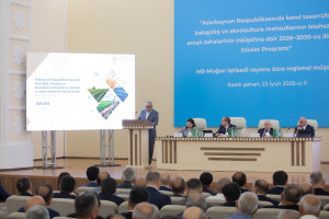 Saatlıda aqrar sahədə yeni Dövlət Proqramının müzakirəsi ilə bağlı regional müşavirə keçirilib