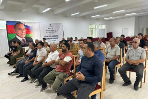 Aqrar Təlim Mərkəzi tərəfindən işğaldan azad olunmuş ərazilərdə keçirilən təlimlər davam edir