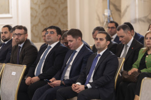 Nazir Məcnun Məmmədov Azərbaycan-Latviya biznes forumunda çıxış edib