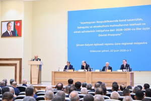 Biləsuvarda aqrar sahədə yeni Dövlət Proqramının müzakirəsi ilə bağlı regional müşavirə keçirilib