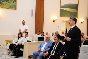 Göygöldə “Aqrar sahədə dövlətin dəstək mexanizmləri” mövzusunda panel müzakirəsi keçirilib