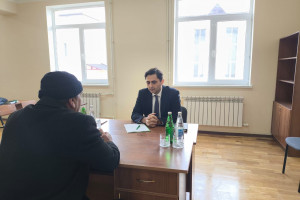 Aqrar Sığorta Fondunun İdarə Heyətinin sədri Fuad Sadıqov Xocavənddə vətəndaşları qəbul edib, təsərrüfatlara baş çəkib