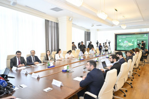 “Aqrar Süni İntellekt” layihəsinin icra vəziyyətinə dair mətbuat konfransı keçirilib