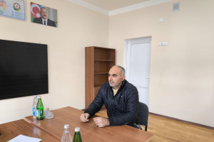 Aqrar Sığorta Fondunun İdarə Heyətinin sədri Fuad Sadıqov Xocavənddə vətəndaşları qəbul edib, təsərrüfatlara baş çəkib
