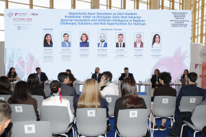 A panel discussion on the topic “Agrarian ecosystem and artificial intelligence in the regions: problems, solutions and real opportunities for startups” was organized within the framework of the “Caspian Agro Week” exhibition