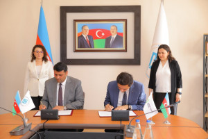 Aqrar Sığorta Fondu ilə Naxçıvan Dövlət Universiteti arasında əməkdaşlıq memorandumu imzalanıb