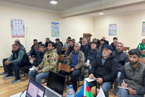 İşğaldan azad edilmiş ərazilərdə fermerlər üçün təlim proqramları davam etdirilir