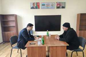 Aqrar Sığorta Fondunun İdarə Heyətinin sədri Fuad Sadıqov Xocavənddə vətəndaşları qəbul edib, təsərrüfatlara baş çəkib
