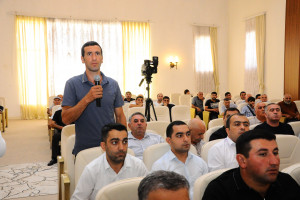 Göygöldə “Aqrar sahədə dövlətin dəstək mexanizmləri” mövzusunda panel müzakirəsi keçirilib