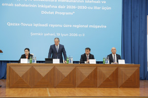 Şəmkirdə aqrar sahədə yeni Dövlət Proqramının müzakirəsi ilə bağlı regional müşavirə keçirilib