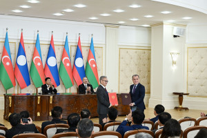 Azərbaycan ilə Laos arasında Birgə Bəyanat qəbul olunub və sənədlər mübadilə edilib