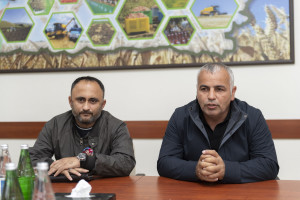 Nazir Məcnun Məmmədov Qusarda vətəndaşları qəbul edib