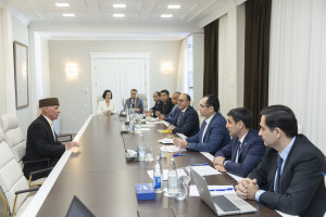 Nazir Məcnun Məmmədov Şuşada vətəndaşlarla görüşüb