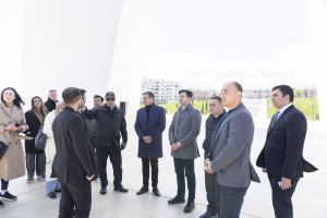 Latviya nümayəndə heyəti Şuşa və Xankəndidə aparılan yenidənqurma işləri ilə tanış olublar