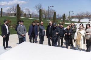 Latviya nümayəndə heyəti Şuşa və Xankəndidə aparılan yenidənqurma işləri ilə tanış olublar