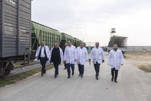 Nazir Məcnun Məmmədov Xızı və Abşeronda yerləşən quşçuluq müəssisələrinin fəaliyyəti ilə tanış olub