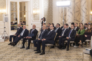 Nazir Məcnun Məmmədov Azərbaycan-Latviya biznes forumunda çıxış edib