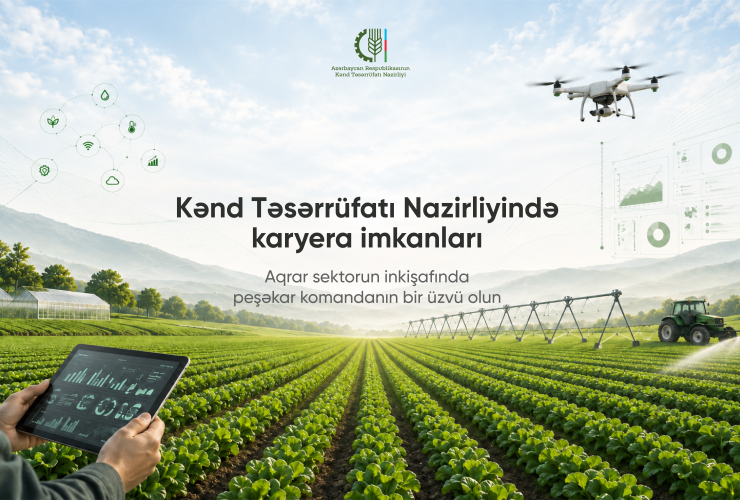 Kənd Təsərrüfatı Nazirliyində Mərkəzləşdirilmiş İşə Qəbul Portalı istifadəyə verilib